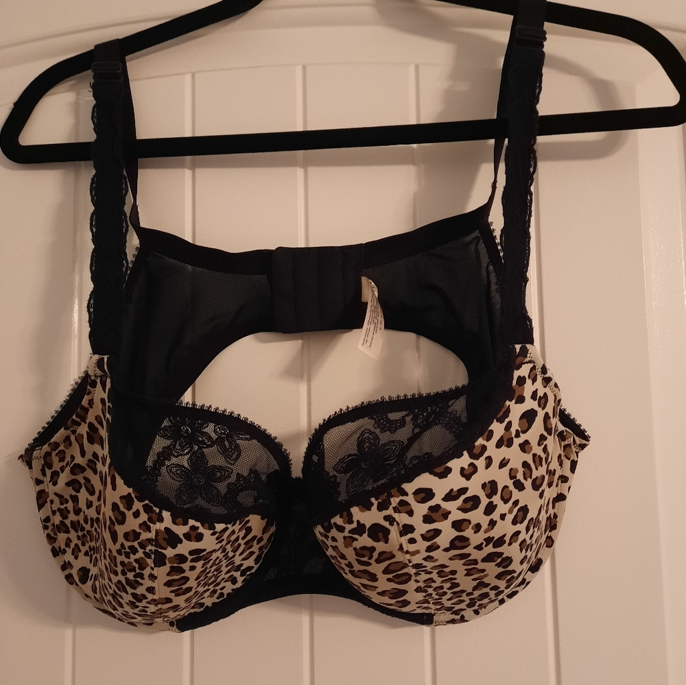 LEOPARD pattern print 42D Bra padded